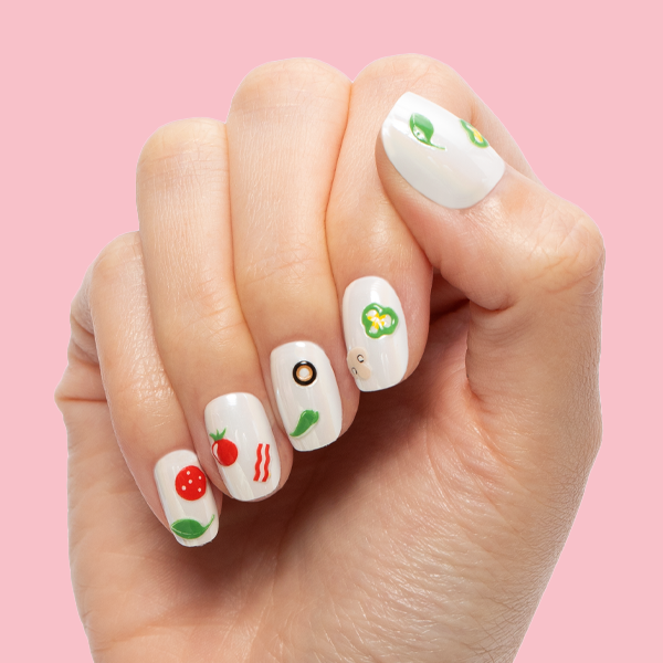 White Chrome - Press-On | Extra Short | Squoval - Image 5