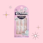 Pink Goldfish French - Pressies | Short Medium | Round