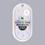 Sky Chrome - Press-On | Short | Round