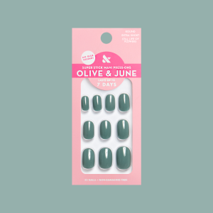 Still Life of Flowers - Tab Press-On | Extra Short | Round