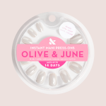 White Chrome - Press-On | Extra Short | Round