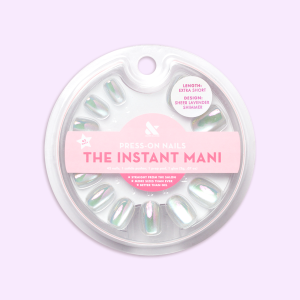 Sheer Lavender Shimmer - Press-On | Extra Short | Round